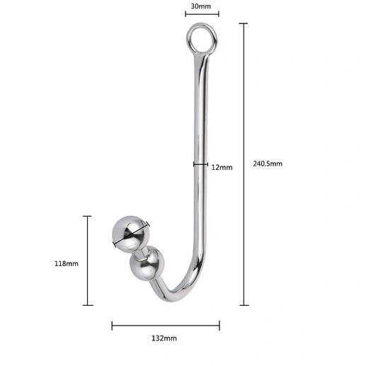 Collar Anal with Elegant Hook Cuffs Beaded 5334 and 0311